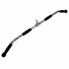 Gravity R Short solid lat pulldown attachment bar with rubber covers, 90 cm, 4 kg