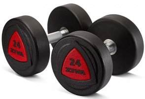 ZVO Urethane Dumbbell, Red, different weights, pairs ZVO Urethane Dumbbell, Red, different weights, pairs
