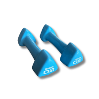 2kg Studio Vinyl Handweight Pair - Blue 2kg Studio Vinyl Handweight Pair - Blue