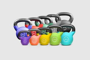 Xenious Fitness Kettlebell with neoprene cover, different weights Xenious Fitness Kettlebell with neoprene cover, different weights