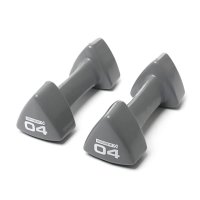 4kg Studio Vinyl Handweight Pair - Grey 4kg Studio Vinyl Handweight Pair - Grey