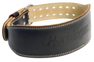 Harbinger 4" Padded Leather Belt, Black Harbinger 4" Padded Leather Belt, Black