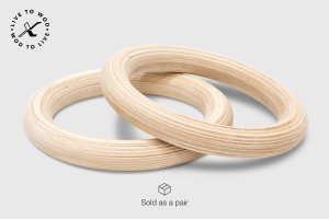 1.25" Gymnastic Wood Ring (32mm.) 1.25" Gymnastic Wood Ring (32mm.)