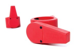Olympic Clamp Collar Pair - Red Olympic Clamp Collar Pair - Red