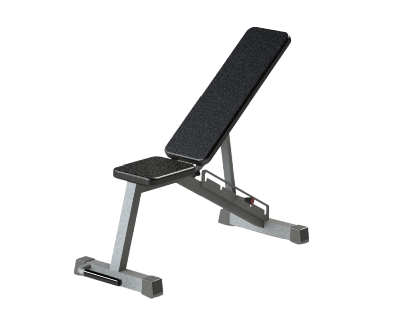 Gravity Z Adjustable Bench with wheels, 4 adjustment angles