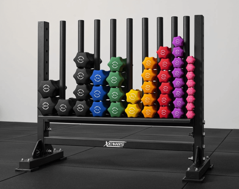 Fitness Dumbbells Rack - 10 slugs