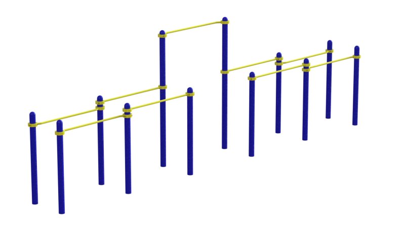 Gravity Z Horozontal bar-parallel bars