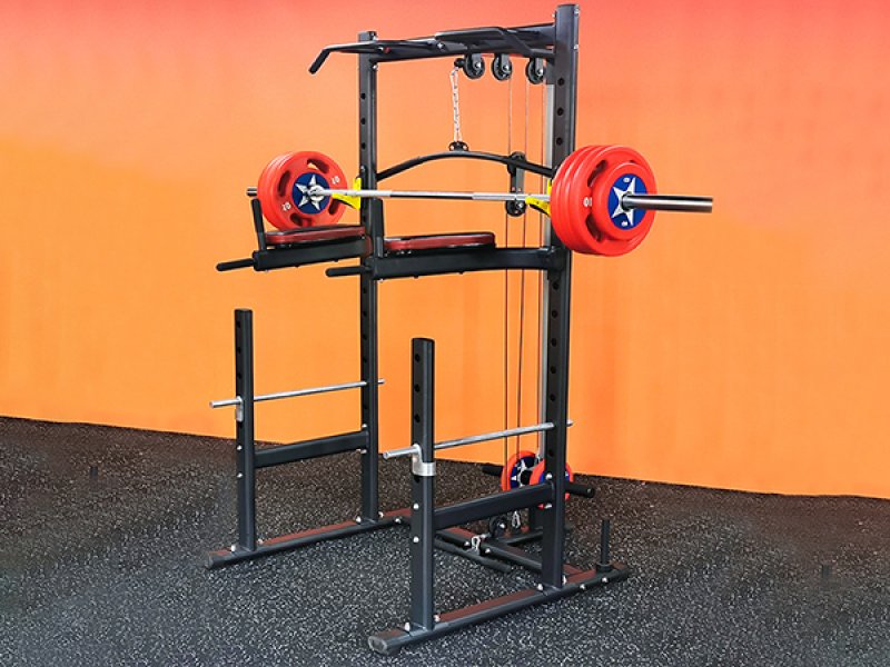 Gravity D Series Multi Rack with Pulldown and Biceps Curl