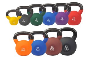 Colored Kettlebell with neoprene covering, different weights Colored Kettlebell with neoprene covering, different weights